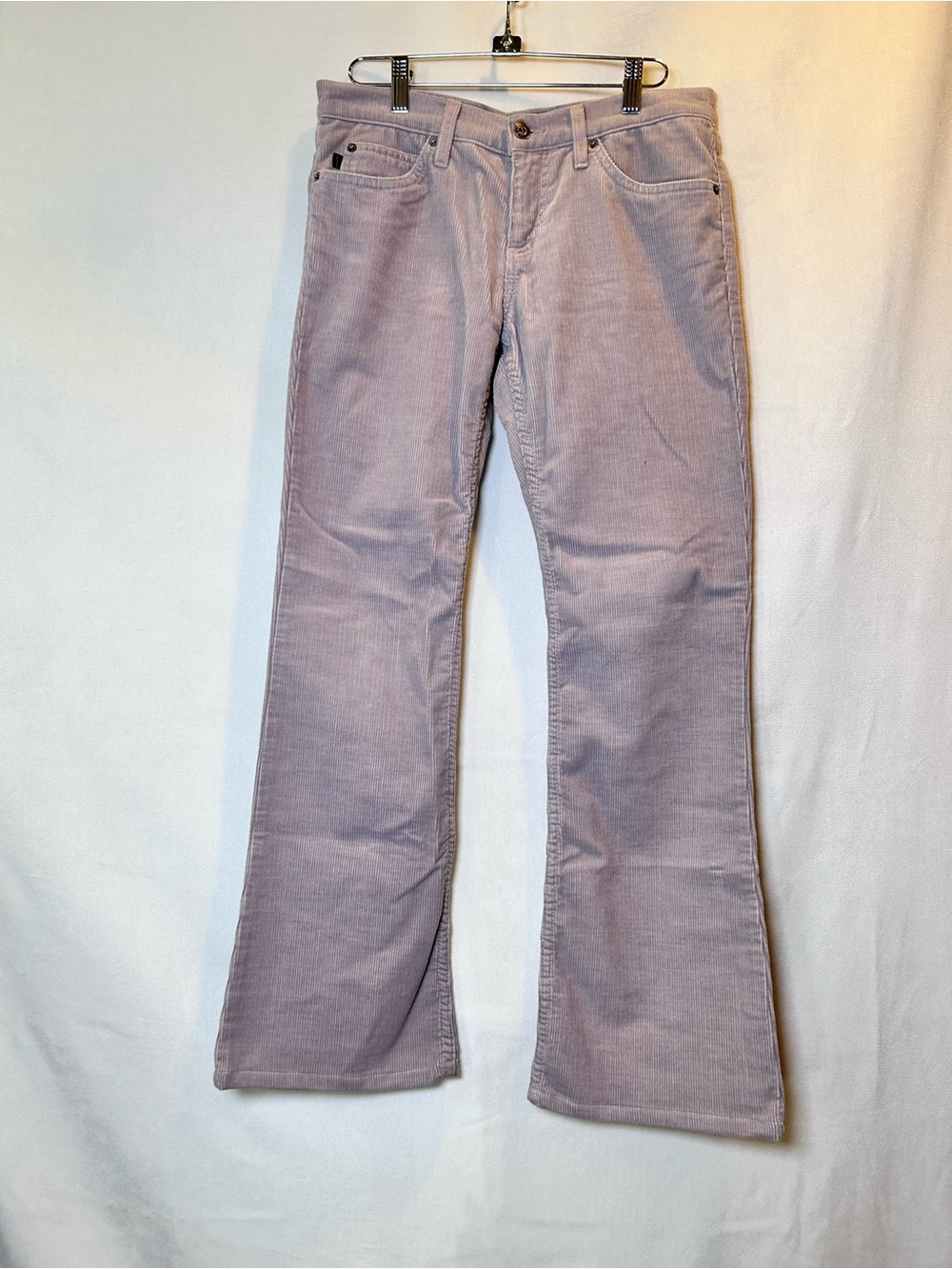 Vintage Juicy Couture Lavender Boot Cut Corduroy Jeans Y2K Low Rise Size 27